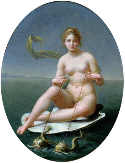 Le triomphe d'Amphitrite - Jean-Baptiste Regnault image 1 tableau peint à l’huile sur toile