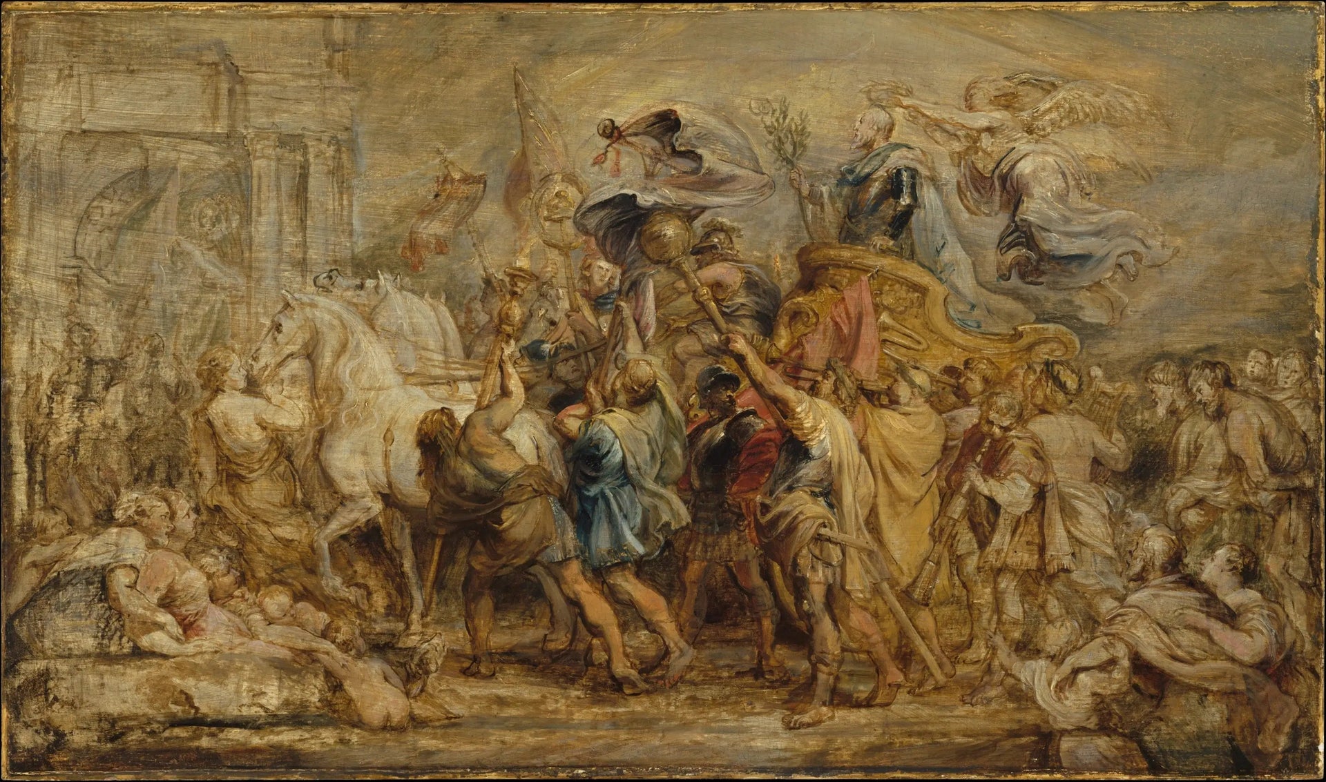 Le triomphe d'Henri IV - Peter Paul Rubens image 1 copie peinte à la main à l’huile