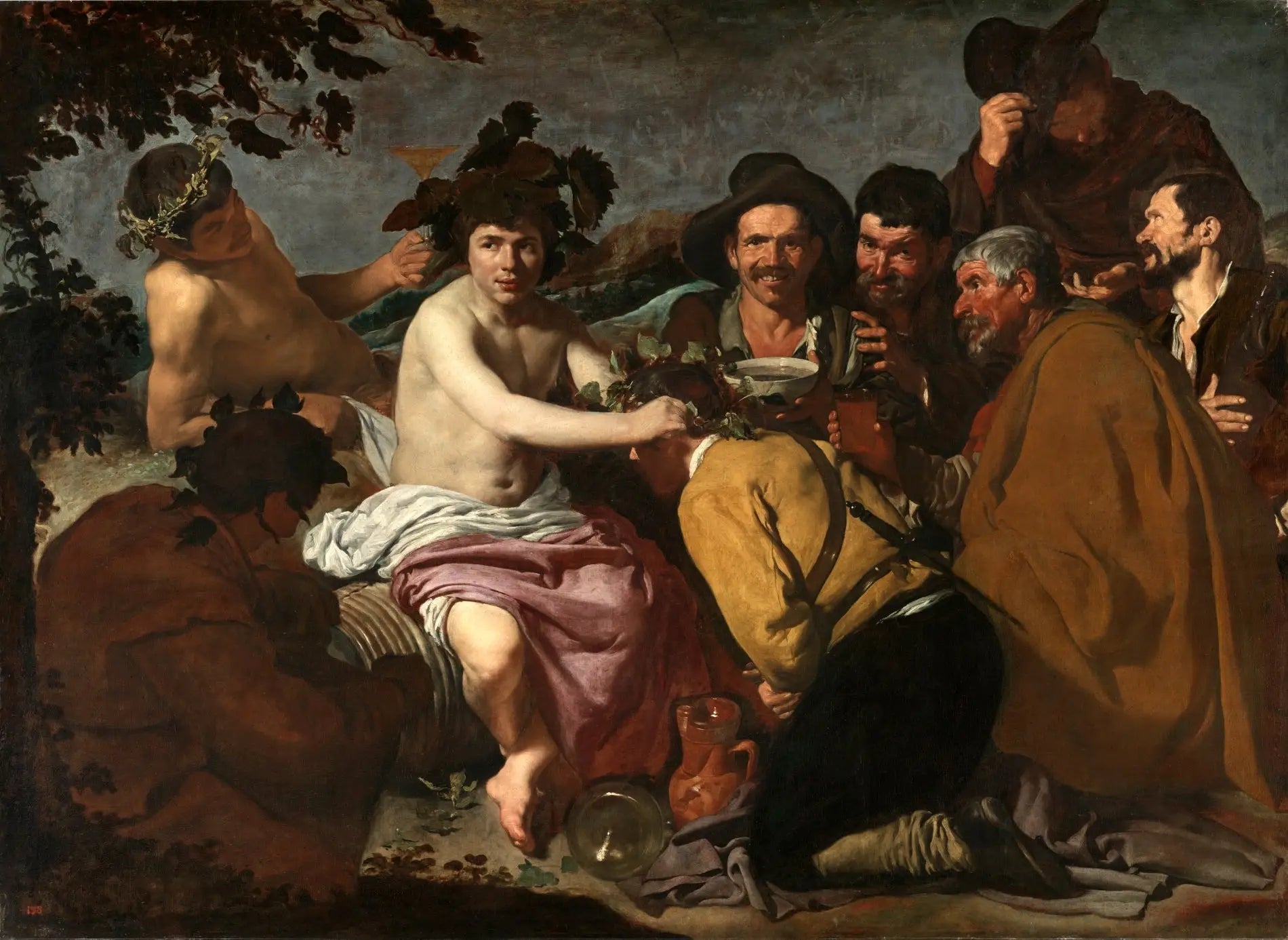 Le Triomphe de Bacchus - Diego Velázquez image 1 copie de tableau peinte à la main