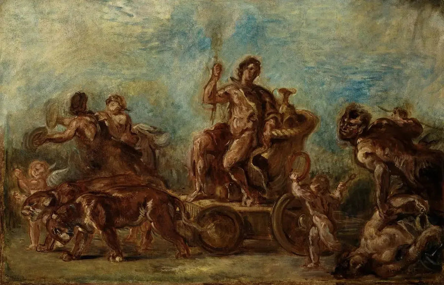 Le Triomphe de Bacchus - Eugène Delacroix