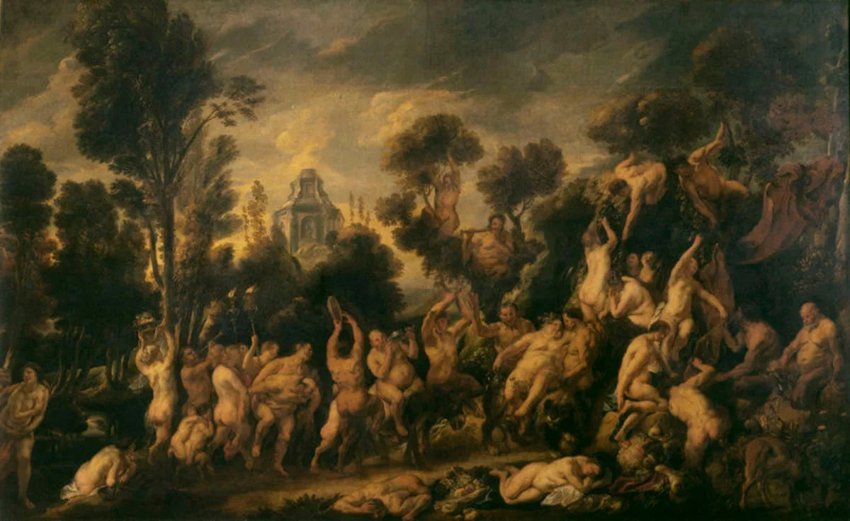 Le triomphe de Bacchus - Jacob Jordaens image 1 tableau peint à l’huile sur toile