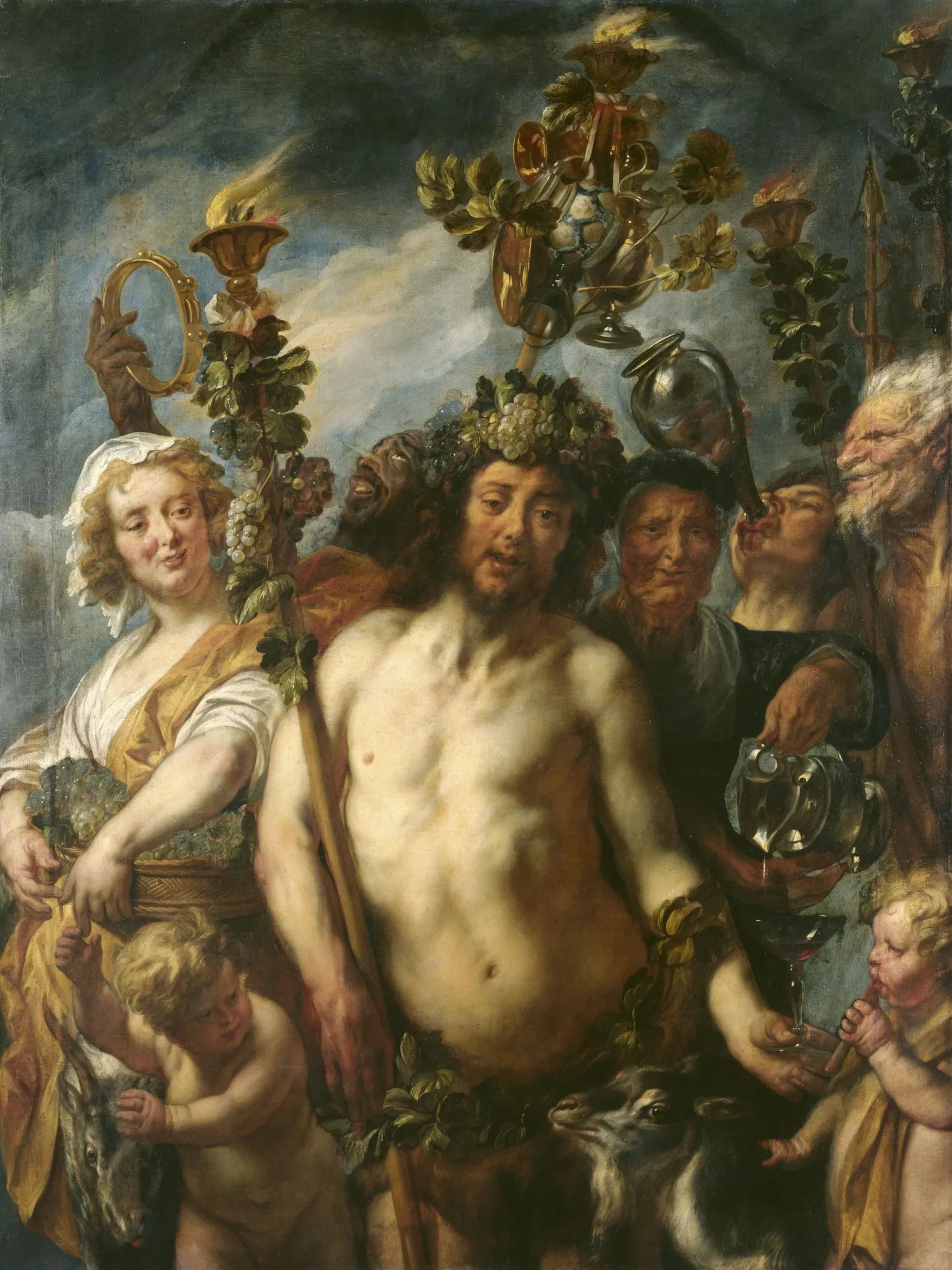 Le triomphe de Bacchus - Jacob Jordaens image 1 tableau peint à l’huile sur toile