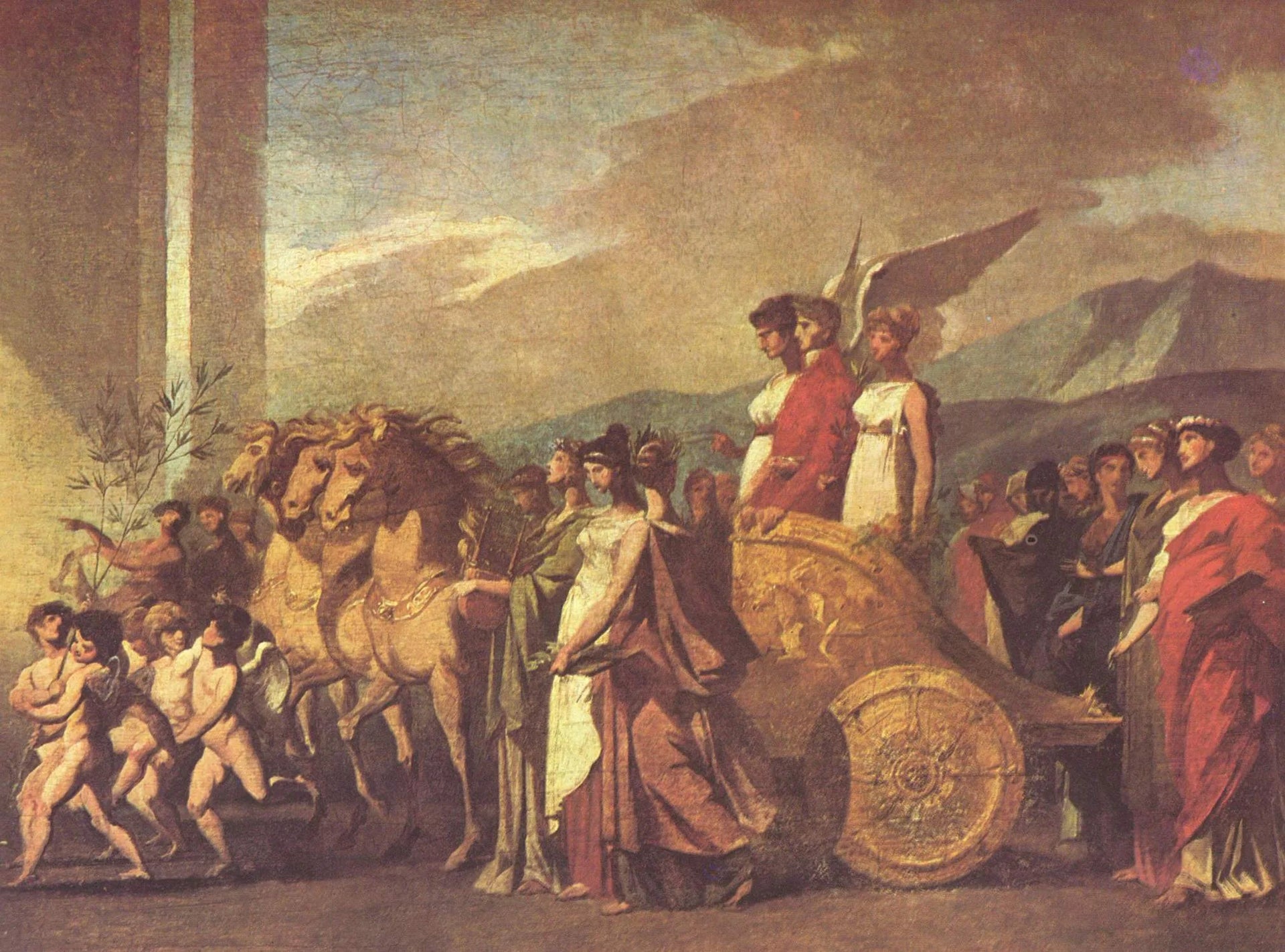 Le triomphe de Bonaparte ou la Paix - Pierre-Paul Prud'hon image 1 copie de tableau peinte à la main