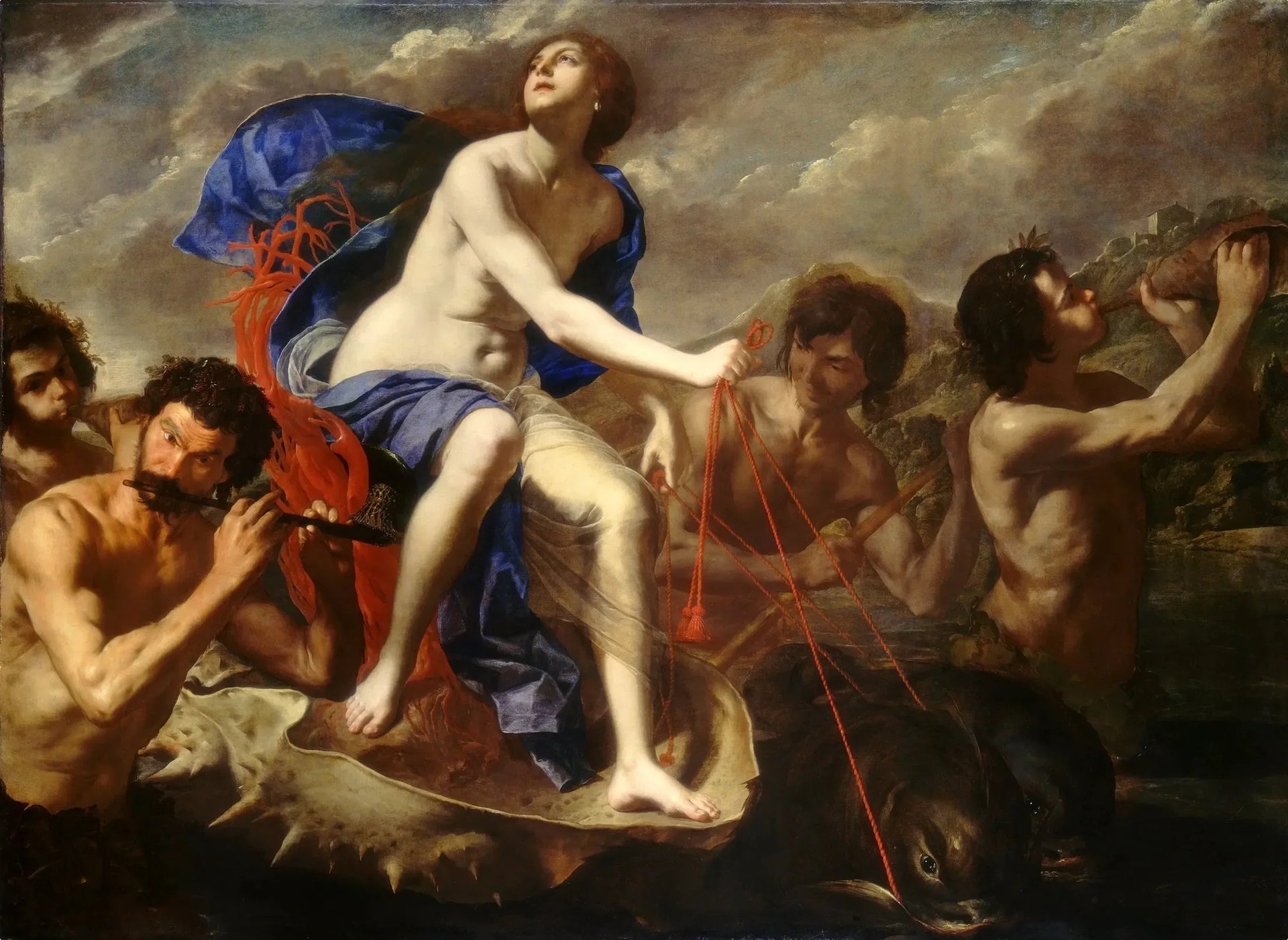 Le Triomphe de Galatée - Artemisia Gentileschi image 1 copie peinte à la main à l’huile