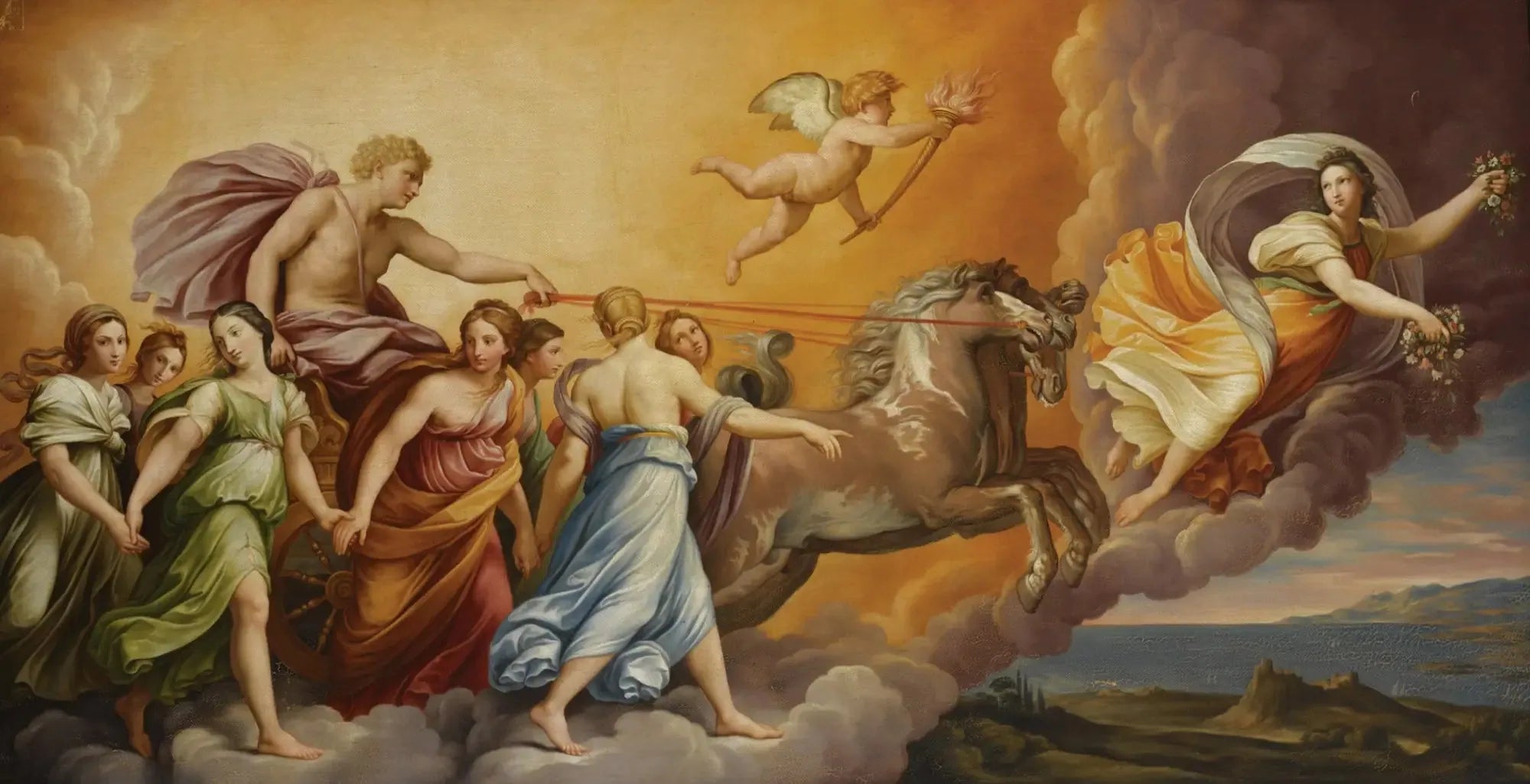 Le Triomphe de l'Aurore - Guido Reni image 1 reproduction de peinture à l’huile