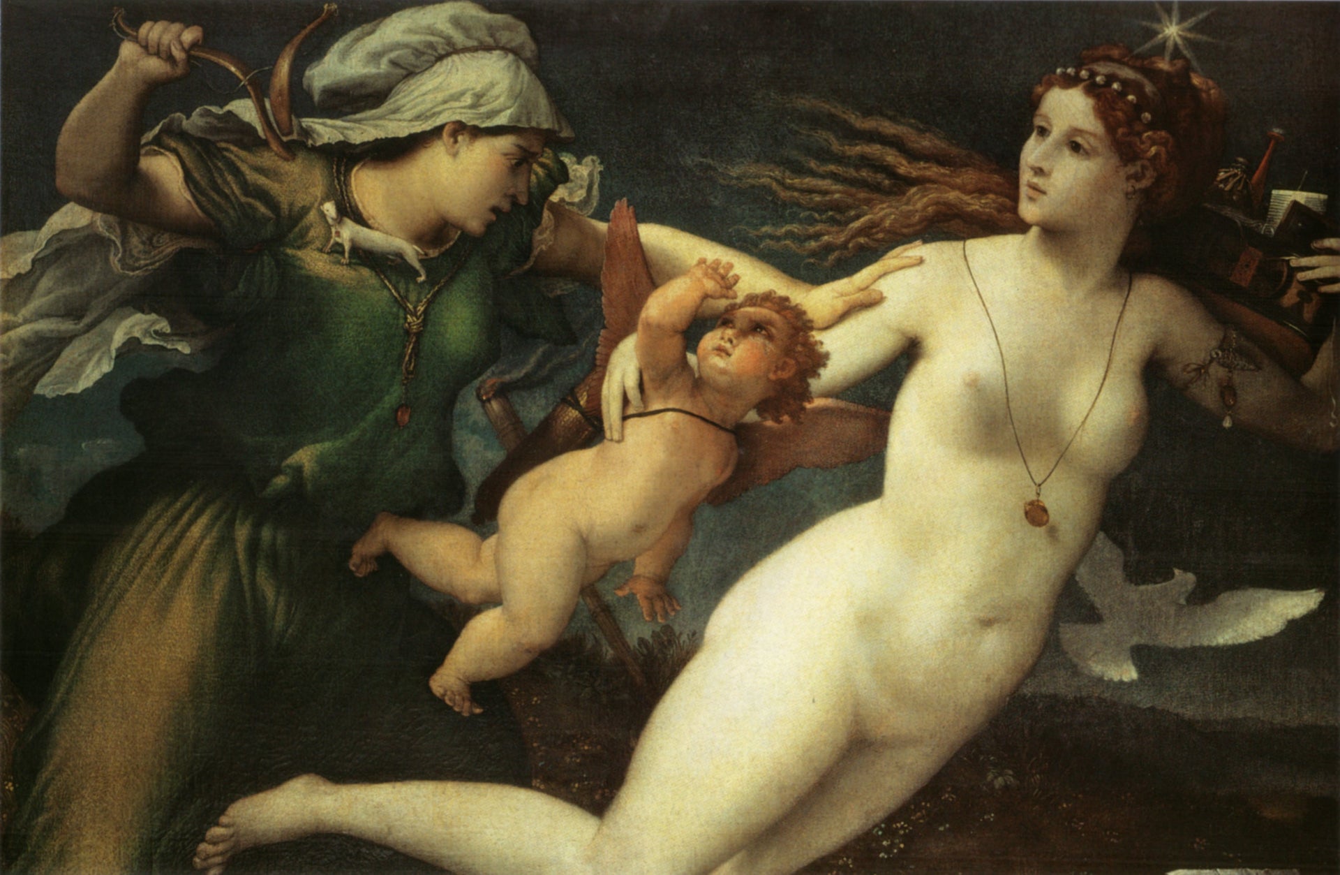 Le Triomphe de la Chasteté - Lorenzo Lotto image 1 copie peinte à la main à l’huile