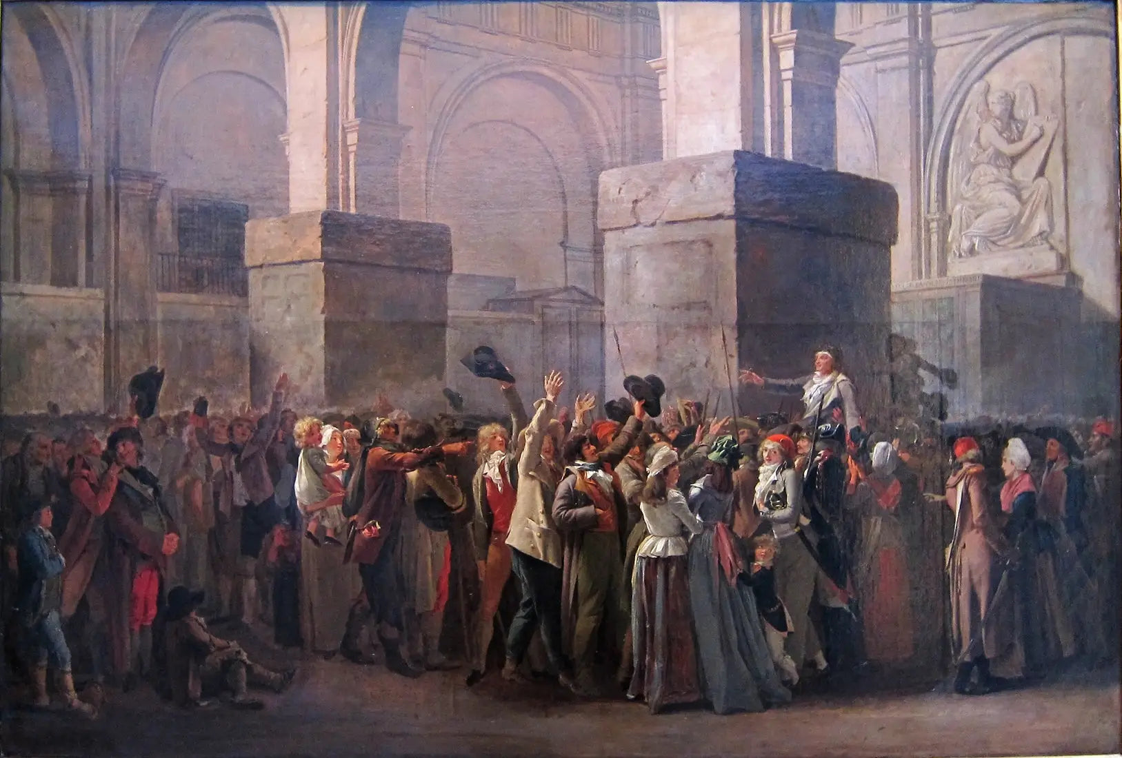 Le triomphe de Marat - Louis-Léopold Boilly image 1 copie peinte à la main à l’huile