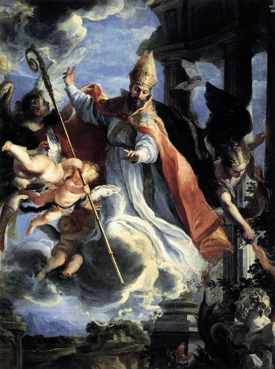 Le Triomphe de Saint Augustin - Claudio Coello image 1 reproduction réalisée par Alpha Reproduction