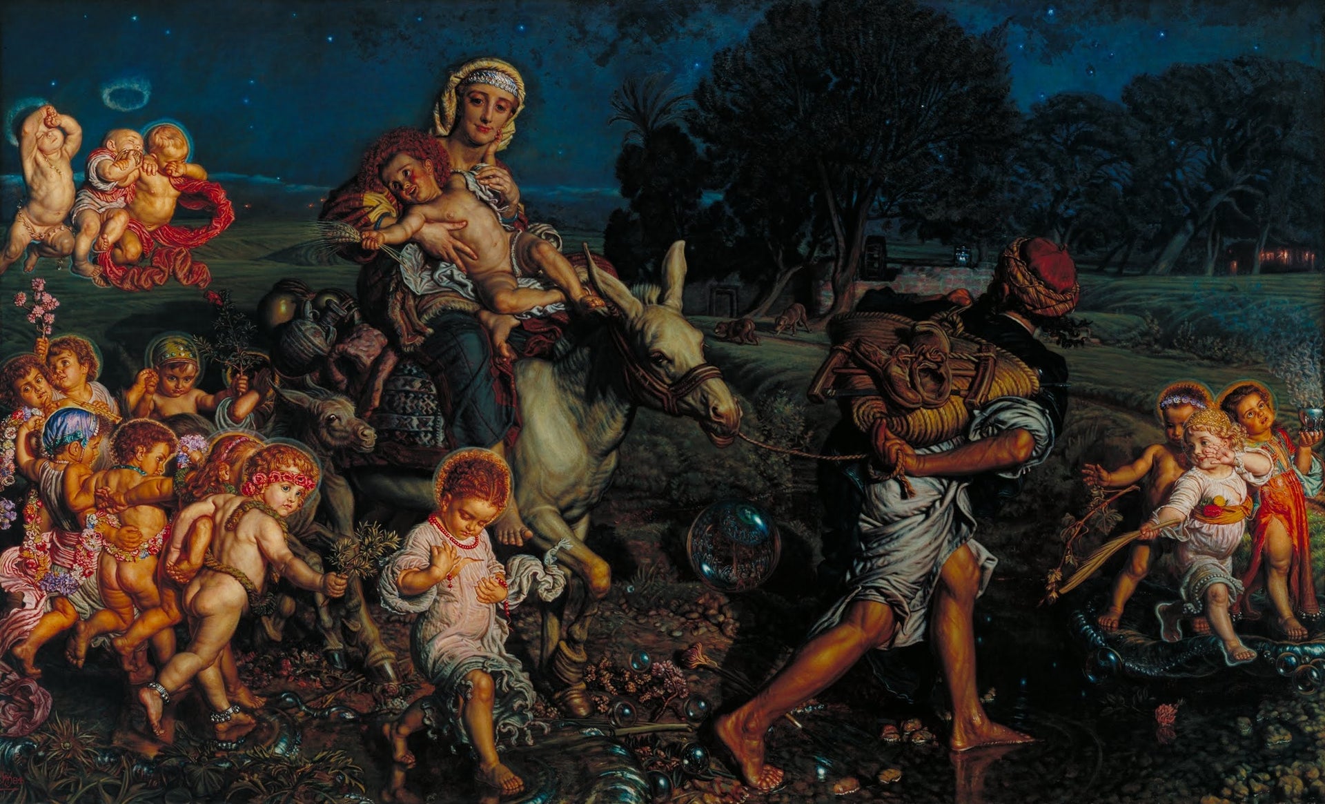 Le triomphe des innocents - William Holman Hunt image 1 reproduction de peinture à l’huile
