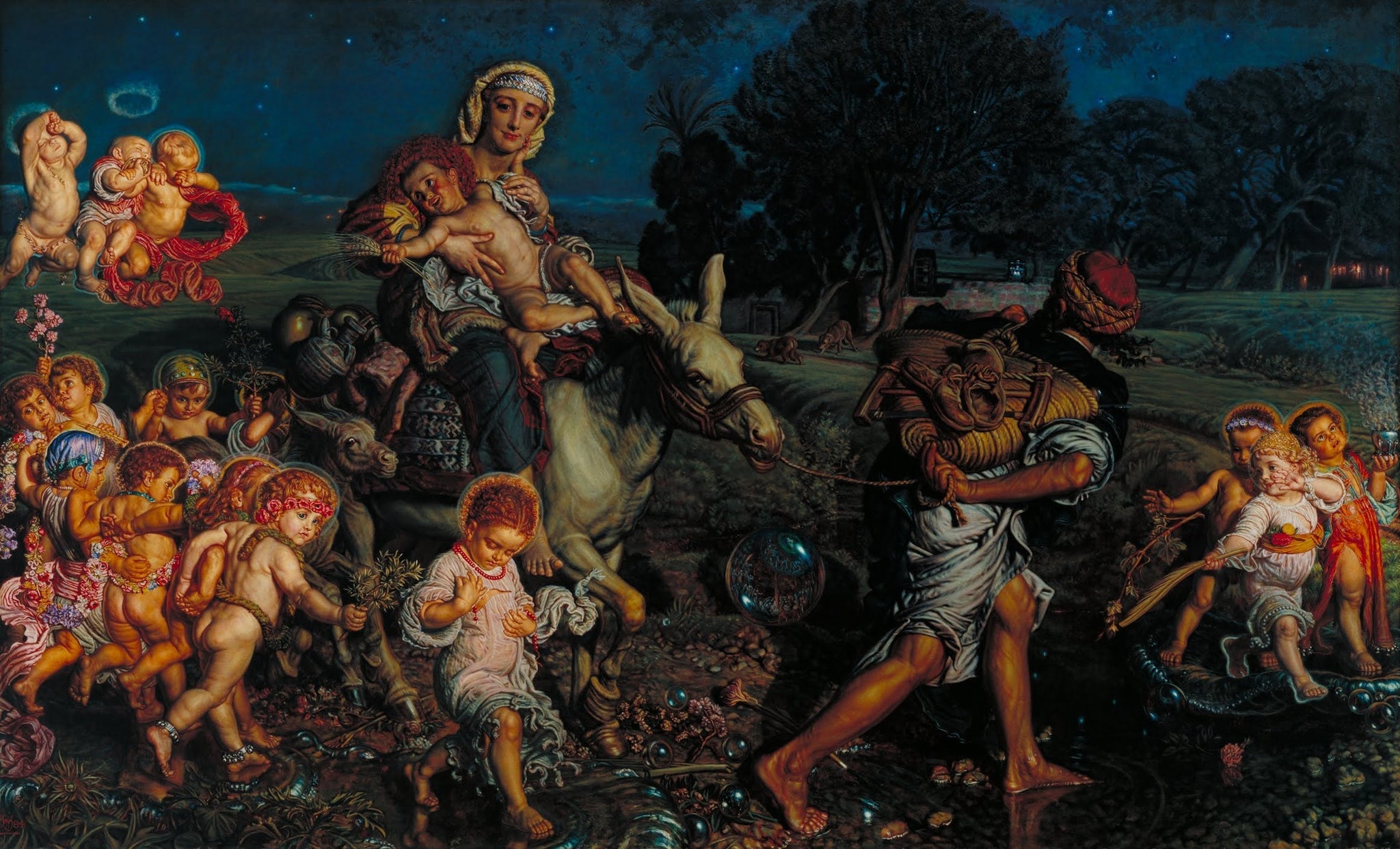 Le triomphe des innocents - William Holman Hunt image 1 reproduction de peinture à l’huile