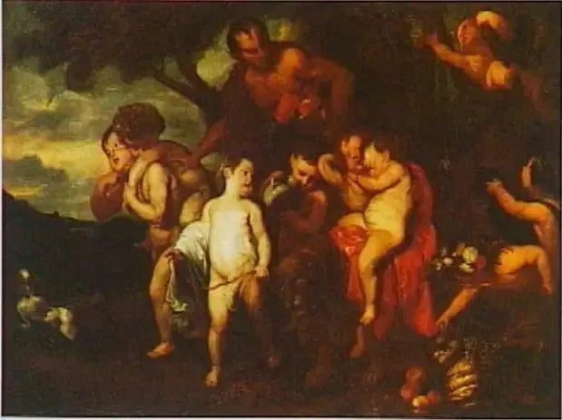 Le triomphe du jeune Bacchus - Antoine van Dyck image 1 reproduction d’œuvre d’art à l’huile