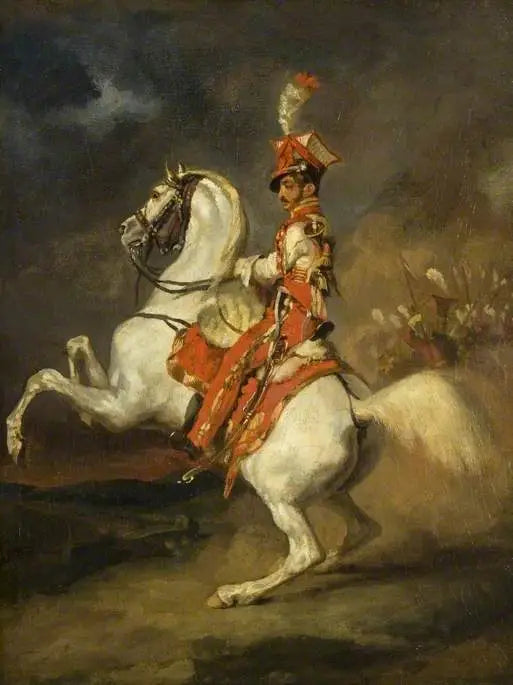 Le Trompettiste des Lanciers de la Garde - Théodore Géricault image 1 copie de tableau peinte à la main