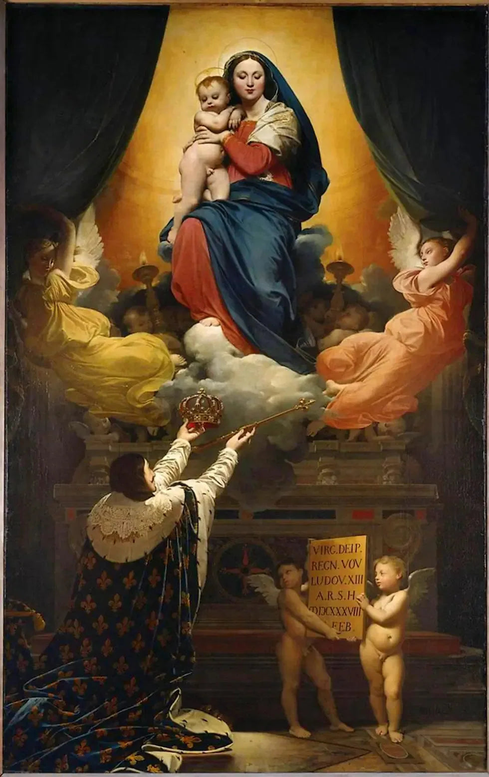 Le Vœu de Louis XIII - Jean-Auguste-Dominique Ingres image 1 copie peinte à la main à l’huile