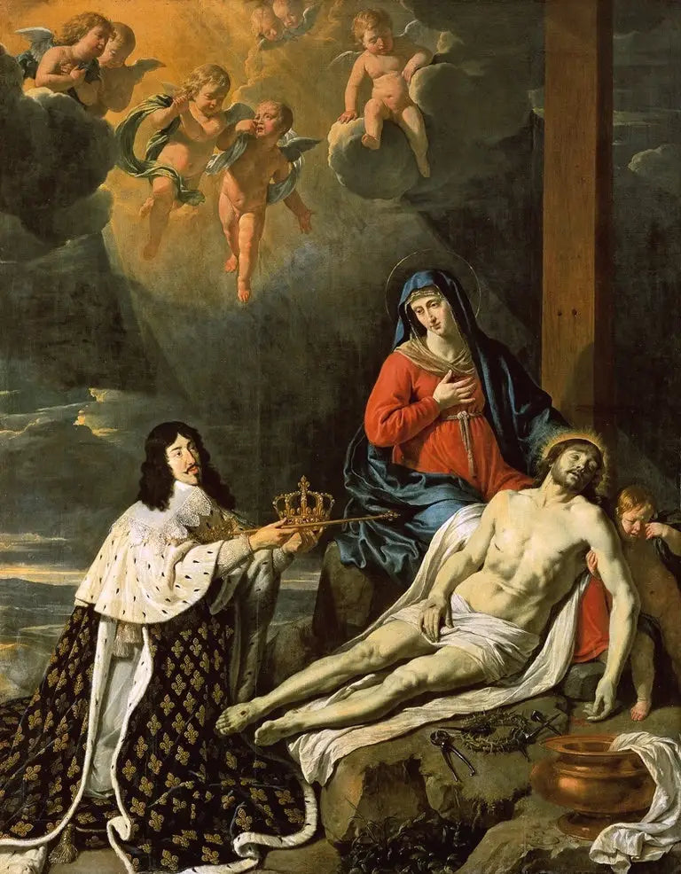 Le vœu de Louis XIII - Philippe de Champaigne image 1 tableau peint à l’huile sur toile