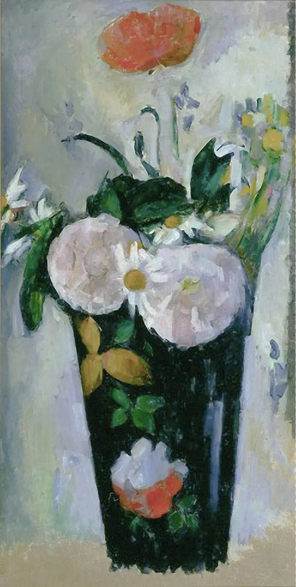 Le vase bleu sombre, III - Paul Cézanne image 1 reproduction d’œuvre d’art à l’huile