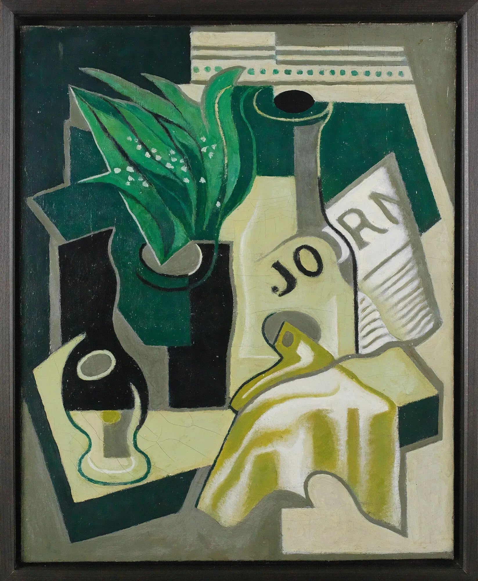 Le vase de muguets - Juan Gris image 1 reproduction artisanale de tableau