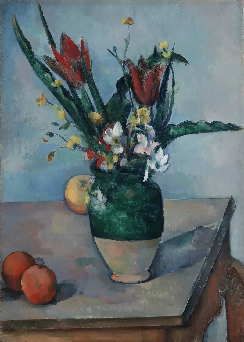 Le Vase de tulipes - Paul Cézanne