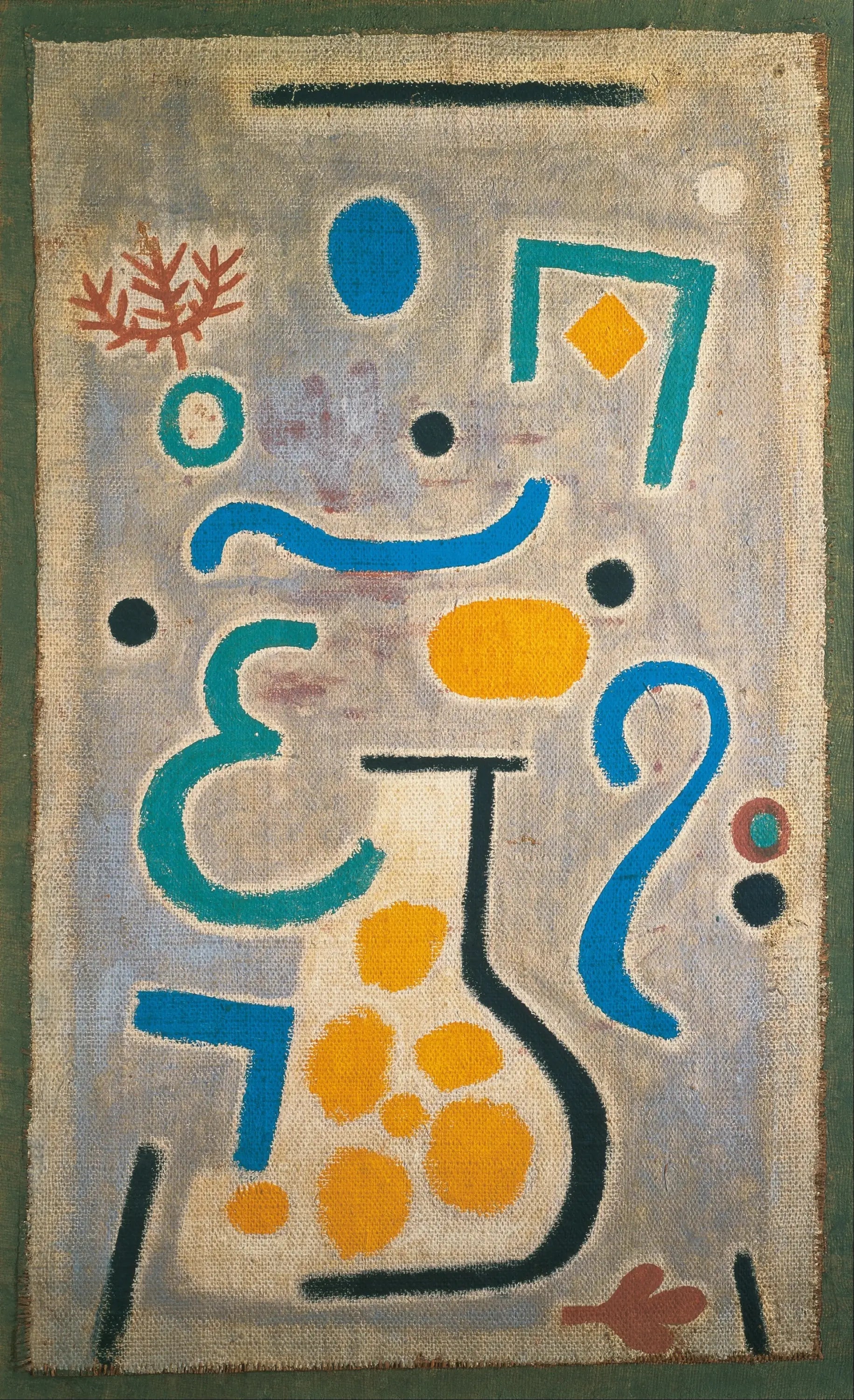 Le vase - Paul Klee image 1 reproduction artisanale de tableau