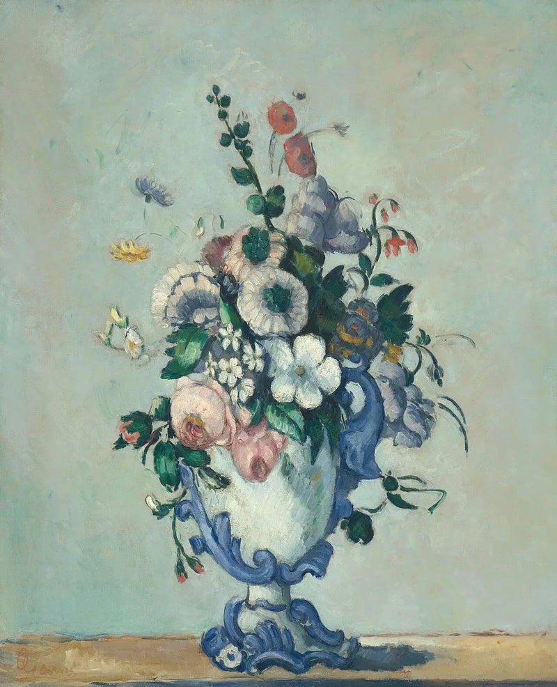 Le Vase Rococo - Paul Cézanne