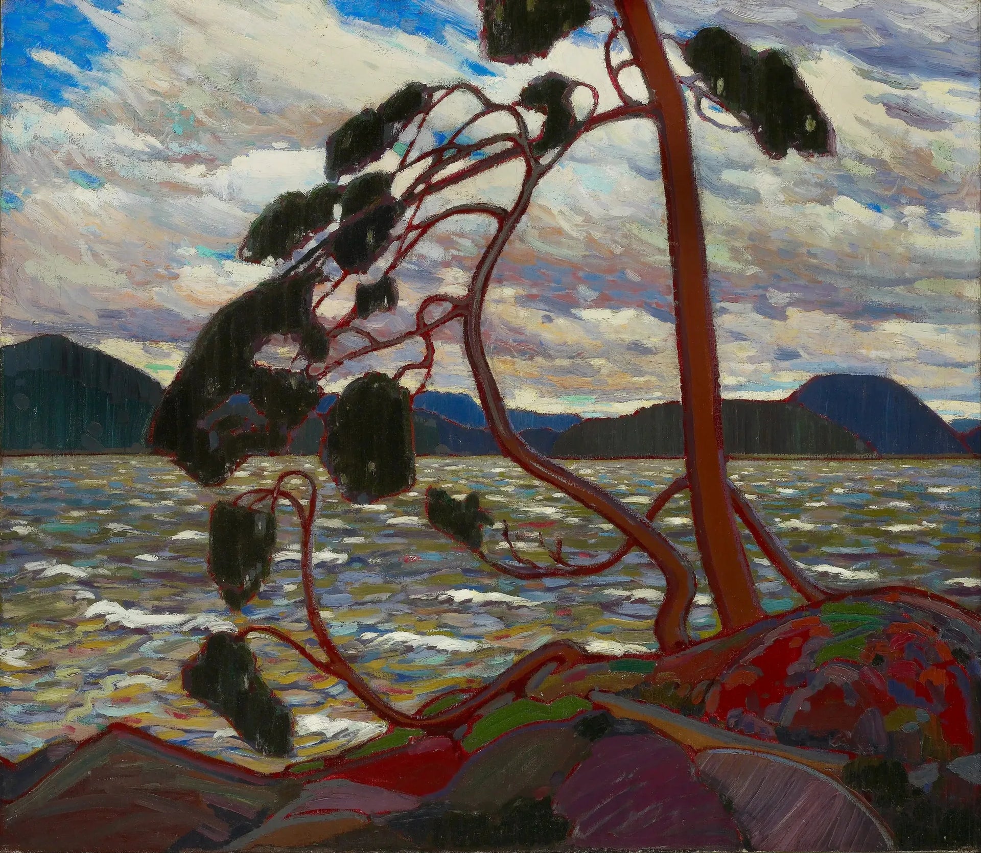 Le Vent d'ouest - Tom Thomson image 1 tableau peint à l’huile sur toile