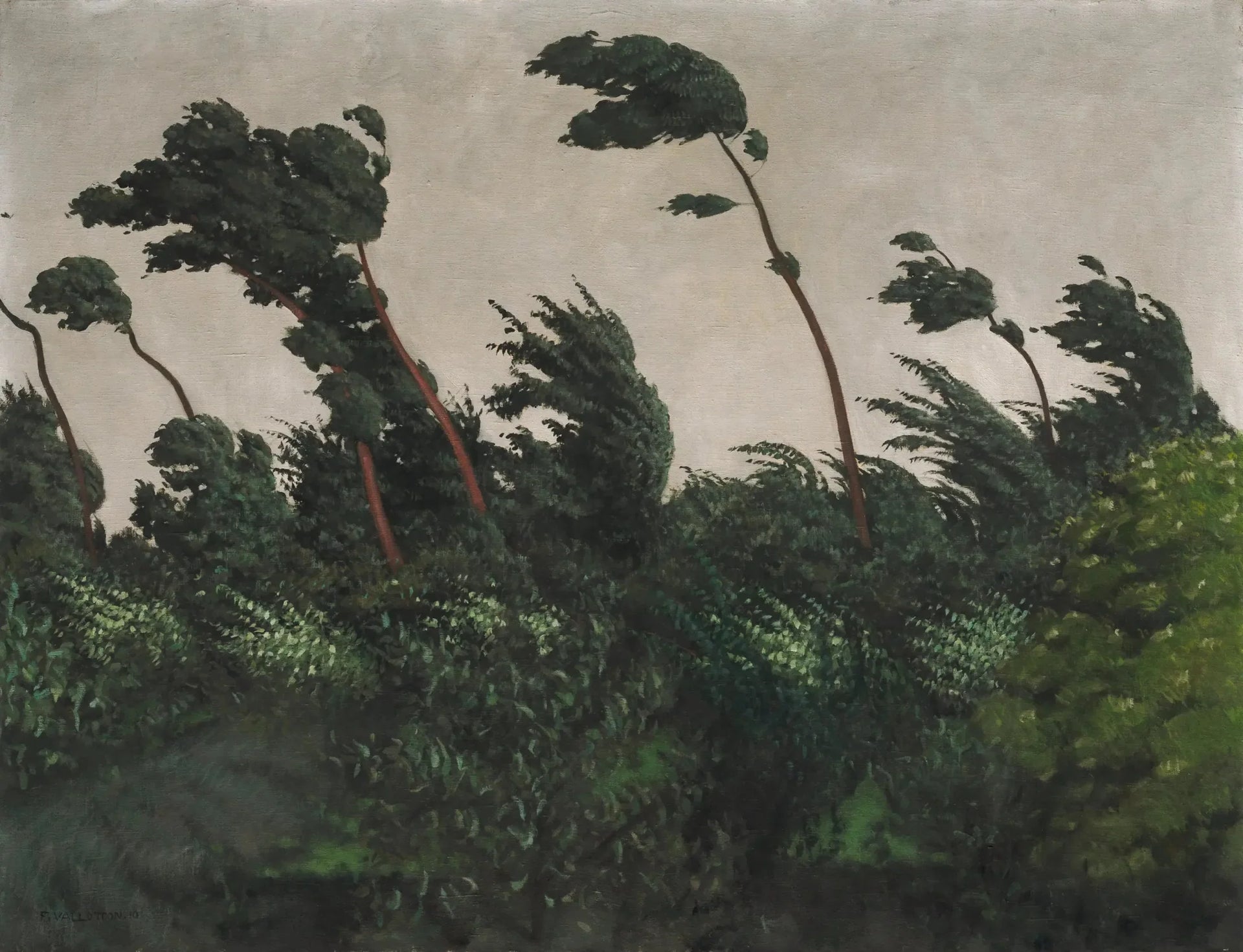 Le Vent - Félix Vallotton image 1 tableau peint à l’huile sur toile
