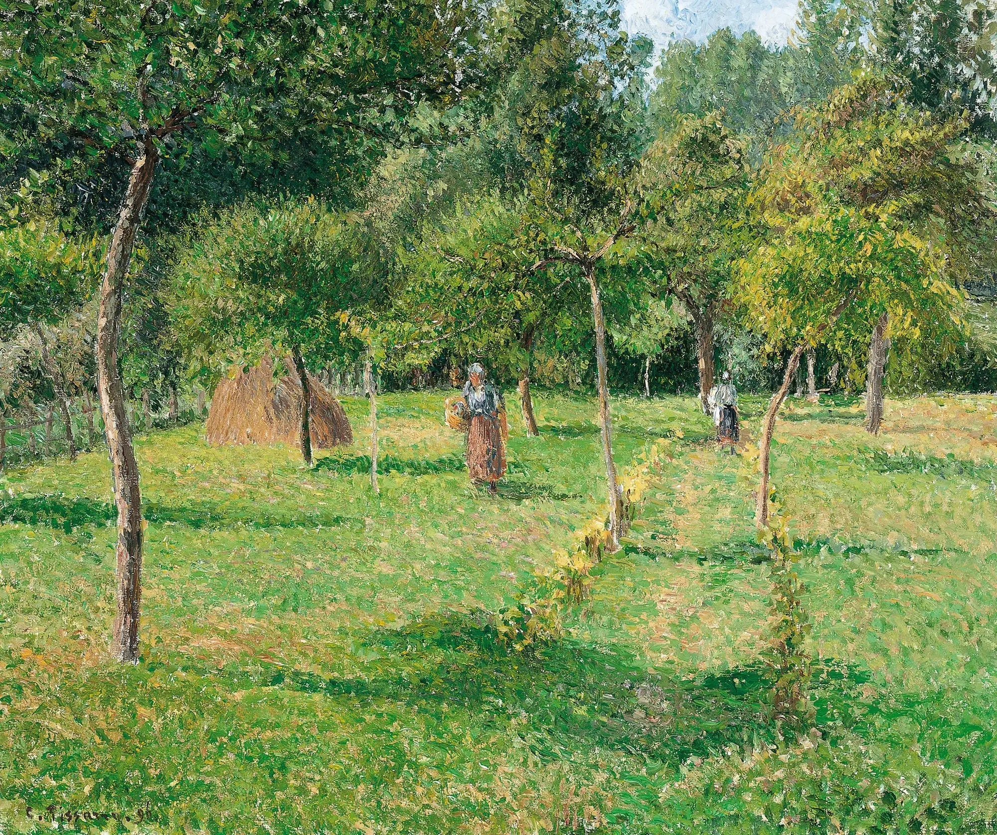 Le Verger d'Éragny - Camille Pissarro image 1 tableau peint à l’huile sur toile