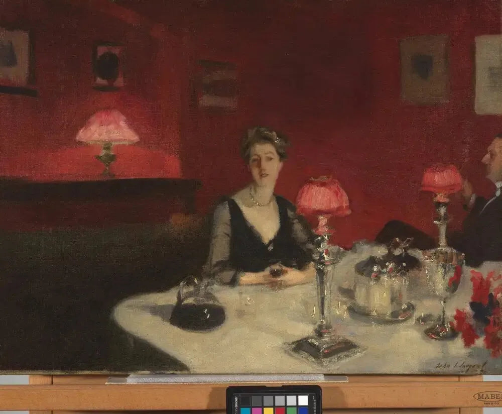 Le Verre de Porto - John Singer Sargent image 1 reproduction réalisée par Alpha Reproduction