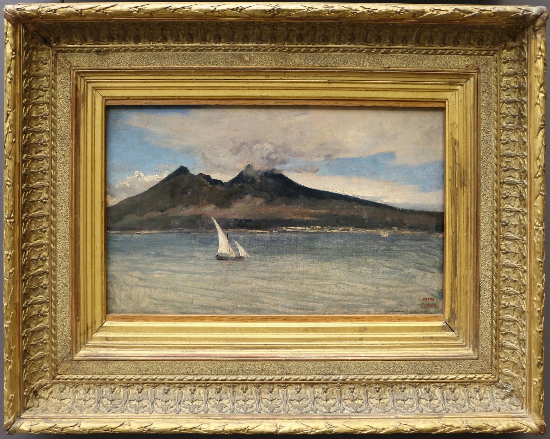 Le Vésuve - Jean-Baptiste Camille Corot image 1 tableau peint à l’huile sur toile