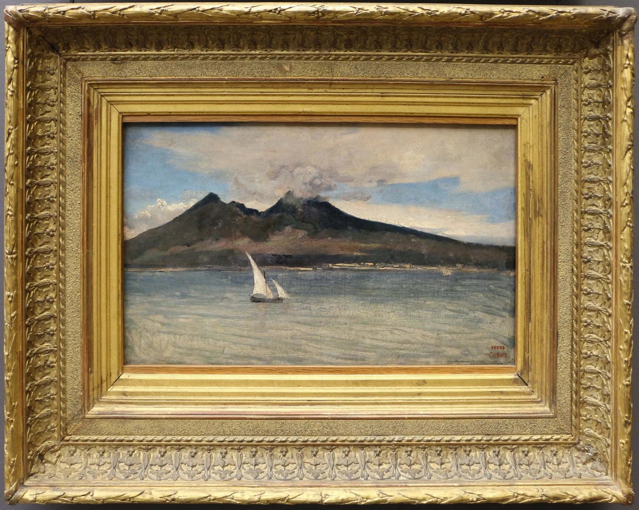 Le Vésuve - Jean-Baptiste Camille Corot image 1 tableau peint à l’huile sur toile