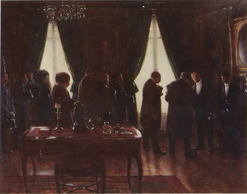 Le veuf - Jean Béraud image 1 copie de tableau peinte à la main