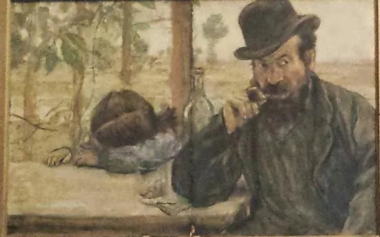 Le Veuf - Jean-François Raffaëlli image 1 copie de tableau peinte à la main
