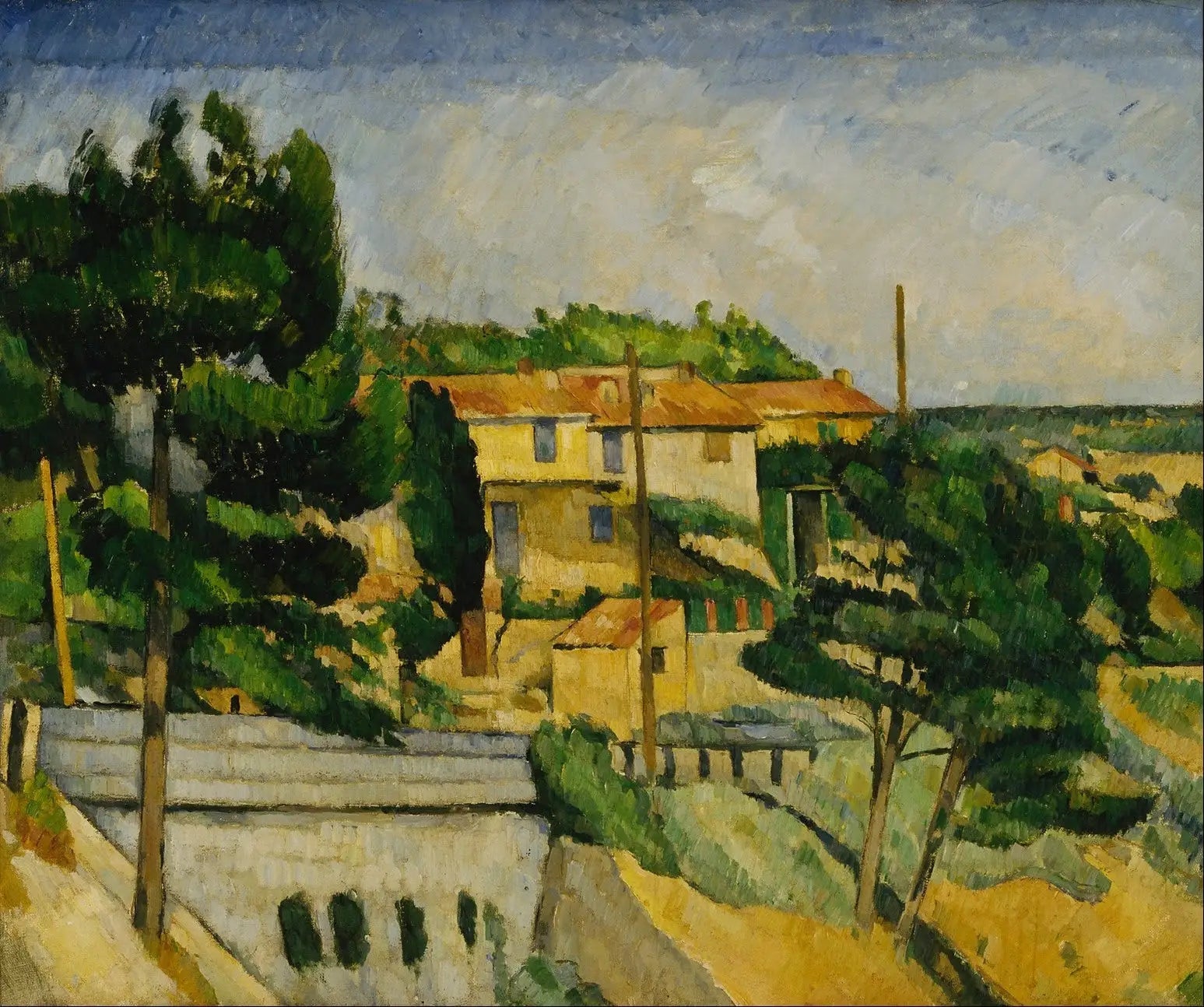 Le Viaduc à l'Estaque - Paul Cézanne image 1 reproduction d’œuvre d’art à l’huile