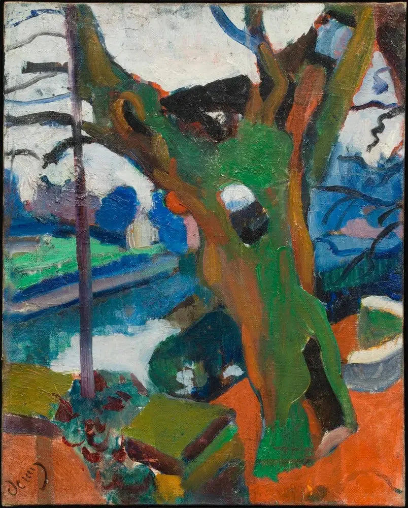 Le Vieil Arbre - André Derain image 1 reproduction de peinture à l’huile