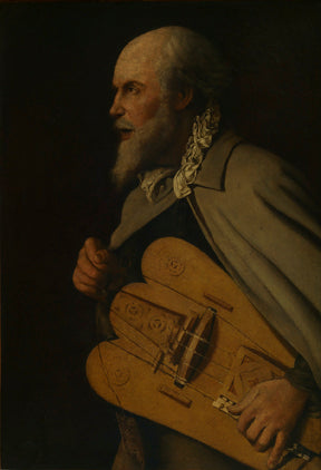 Le vielleur - Georges de La Tour image 1 copie de tableau peinte à la main