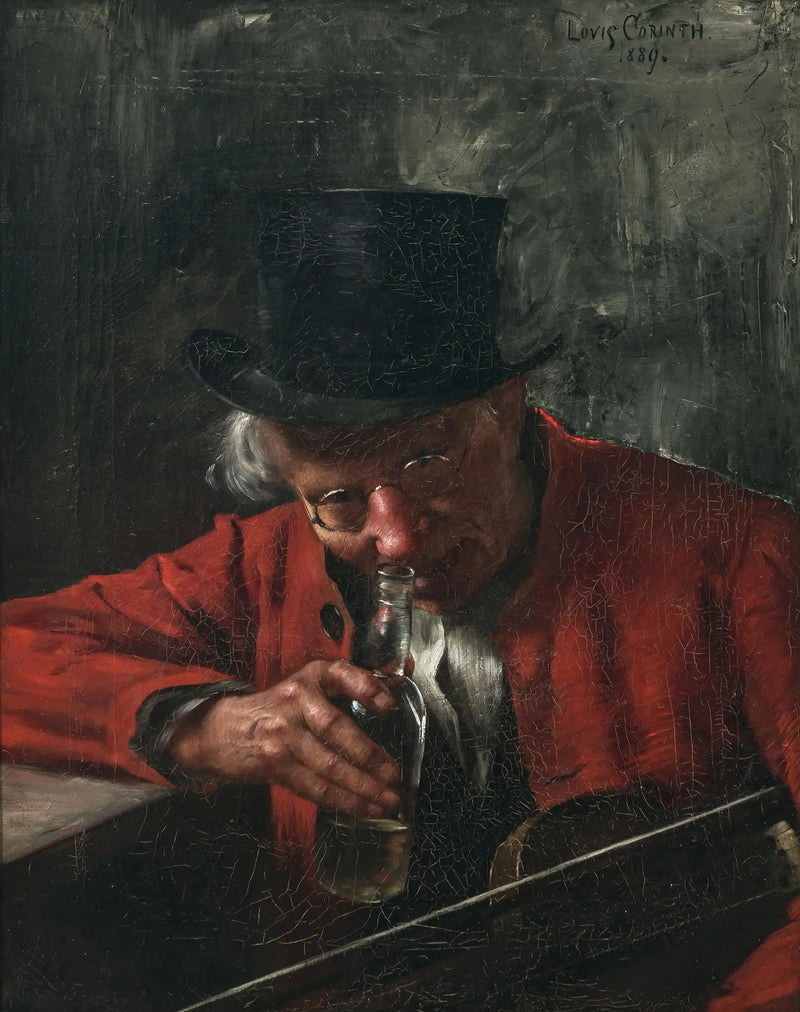 Le vieux buveur - Lovis Corinth