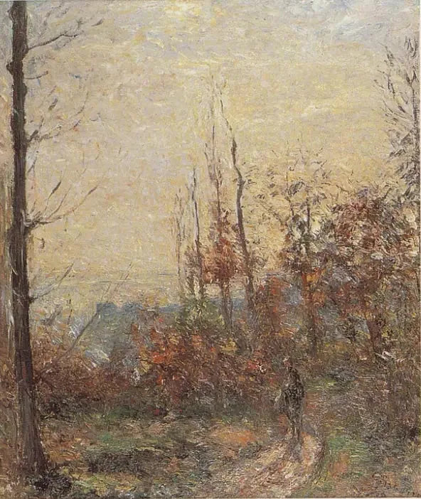 Le vieux chemin en automne, Pontoise - Camille Pissarro
