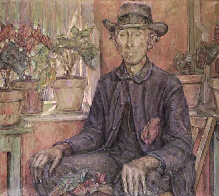 Le vieux jardinier - Robert Lewis Reid image 1 copie de tableau peinte à la main
