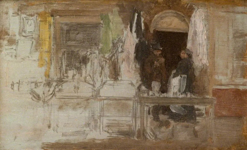 Le vieux magasin de vêtements, Houndsditch - James Abbott McNeill Whistler