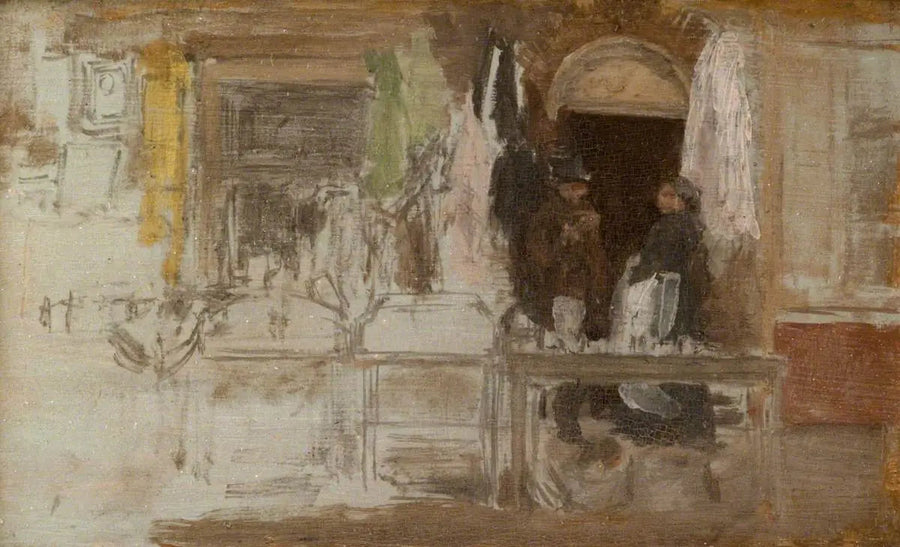 Le vieux magasin de vêtements, Houndsditch - James Abbott McNeill Whistler