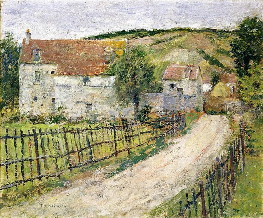 Le Vieux Moulin - Theodore Robinson image 1 reproduction artisanale de tableau