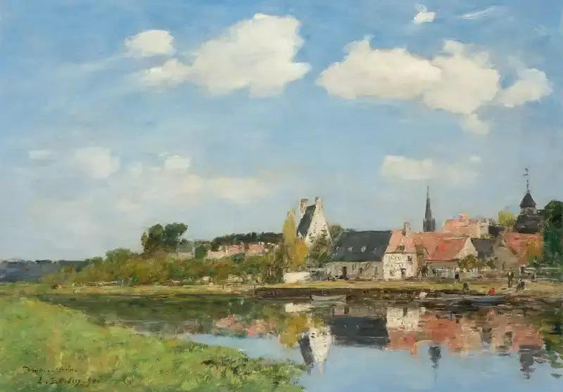Le vieux port de Touques - Eugène Boudin