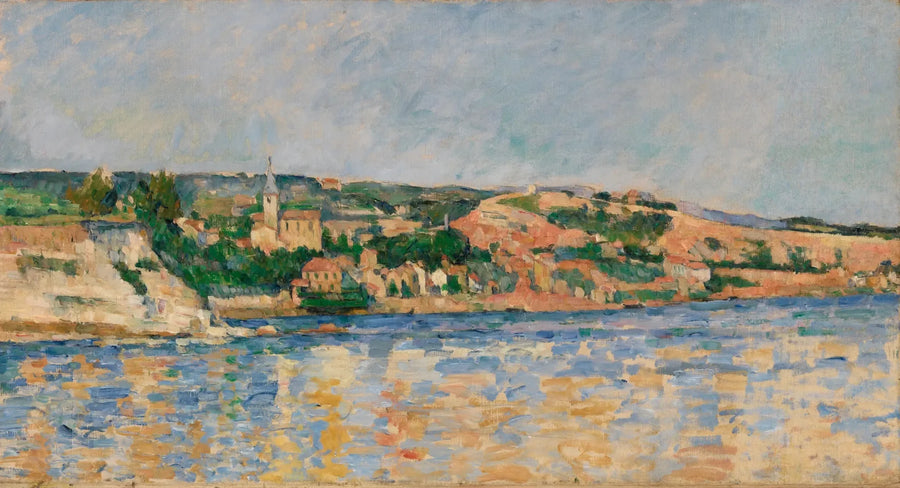 Le village de l'Estaque vu de la mer - Paul Cézanne