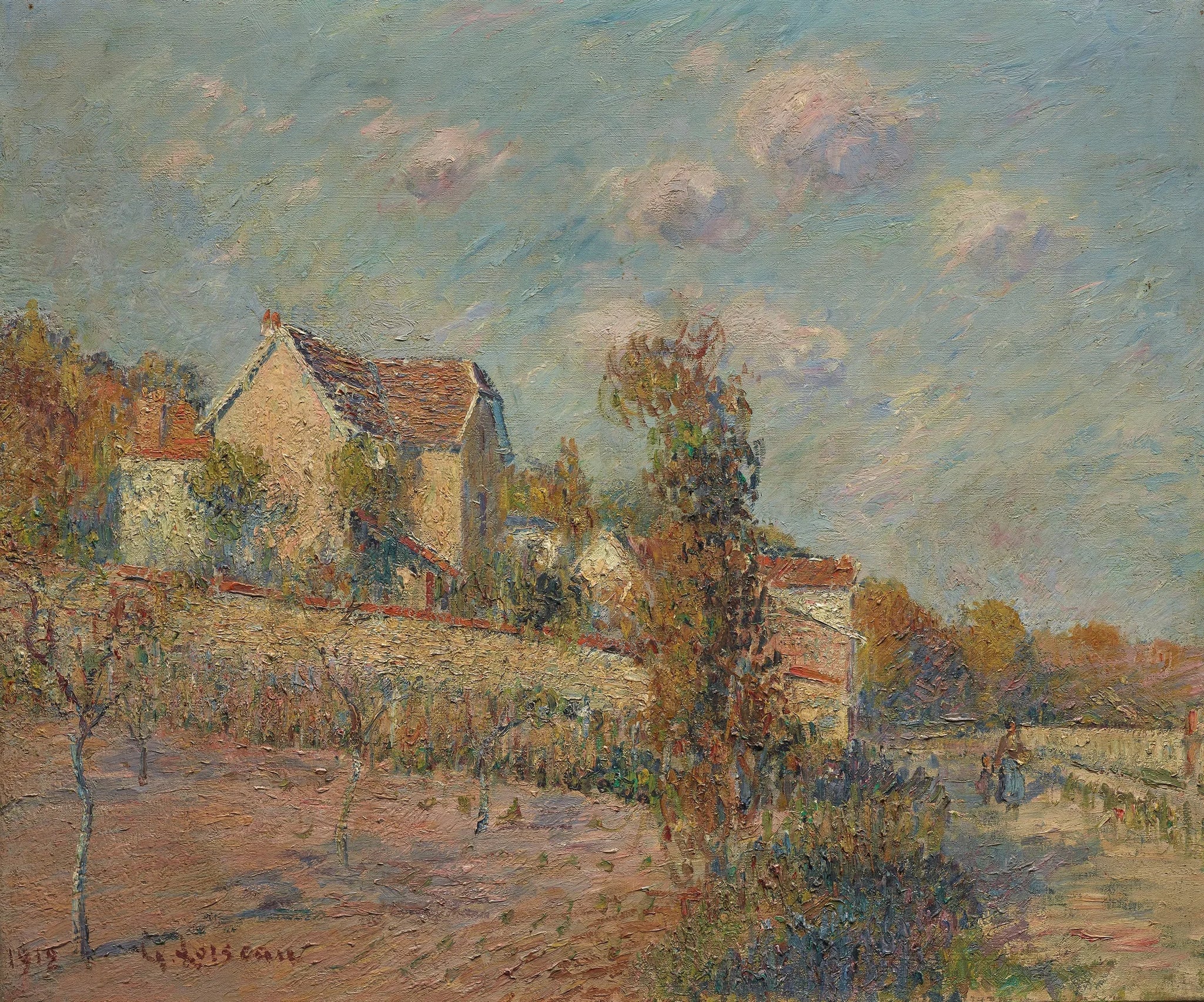 Le Village - Gustave Loiseau image 1 tableau peint à l’huile sur toile