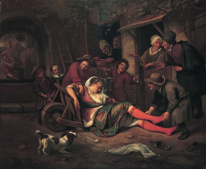 Le vin est moqueur - Jan Steen
