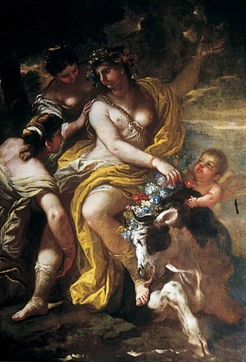 Le viol de l'Europe - Luca Giordano image 1 copie peinte à la main à l’huile