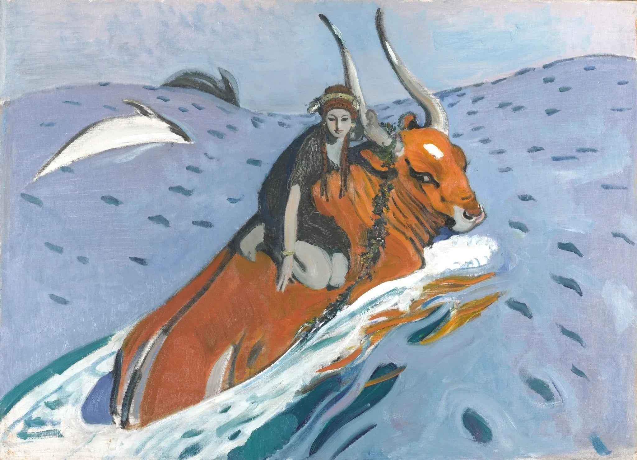 Le viol de l'Europe - Valentin Serov image 1 copie peinte à la main à l’huile