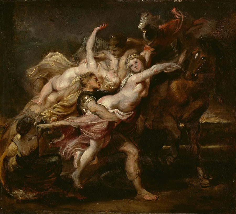 Le viol des filles de Levkippos - Peter Paul Rubens