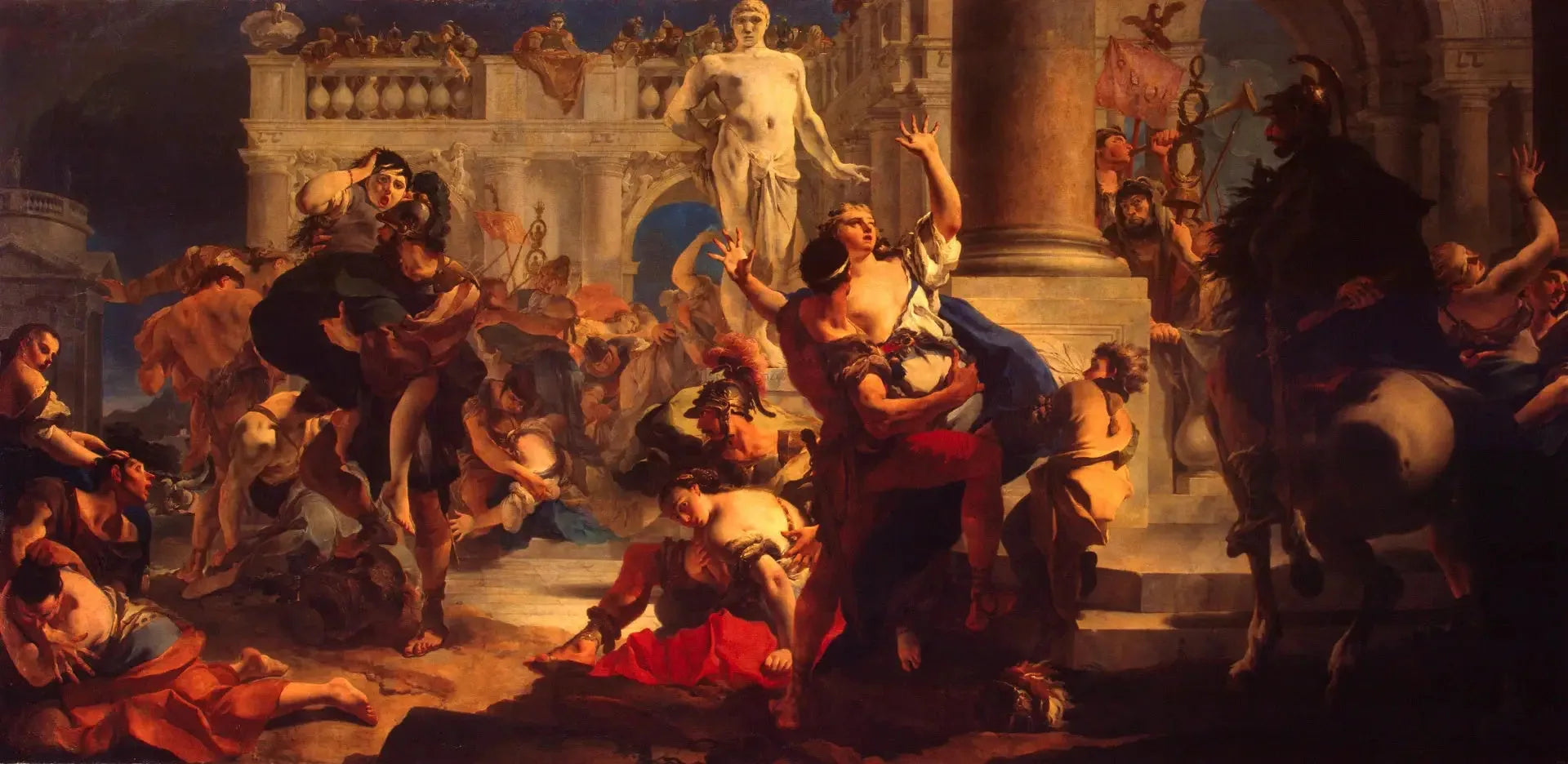 Le viol des Sabines - Giovanni Battista Tiepolo image 1 copie de tableau peinte à la main