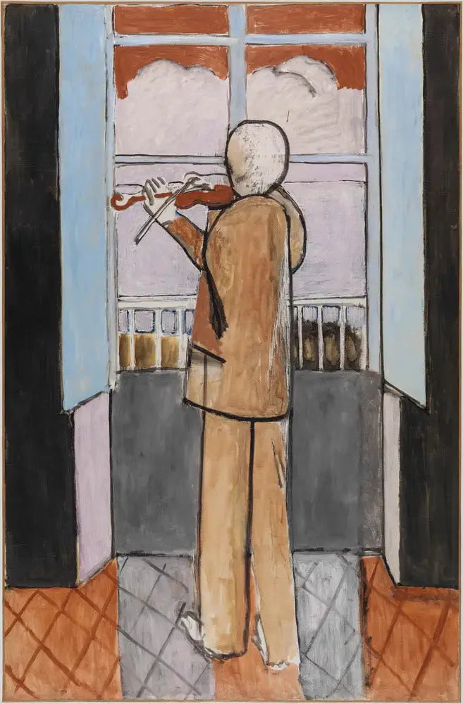 Le Violoniste à la fenêtre - Henri Matisse image 1 reproduction d’œuvre d’art à l’huile