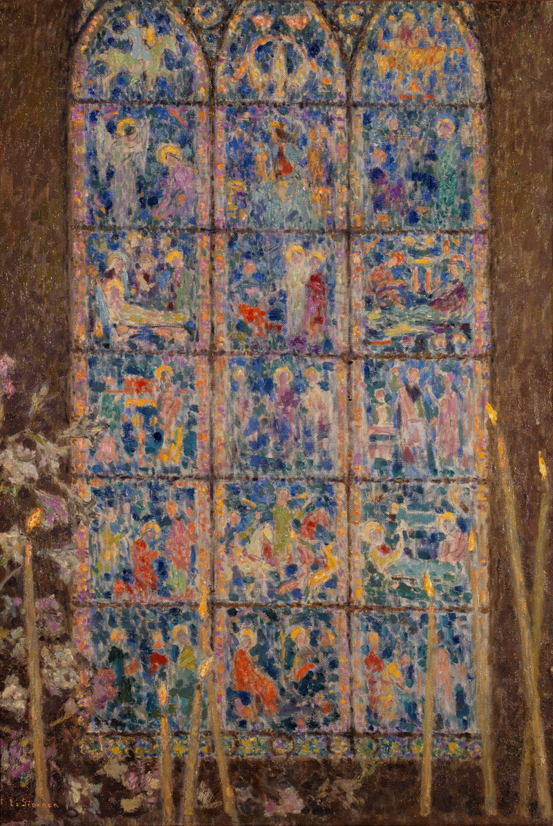 Le vitrail, Chartres - Henri Le Sidaner
